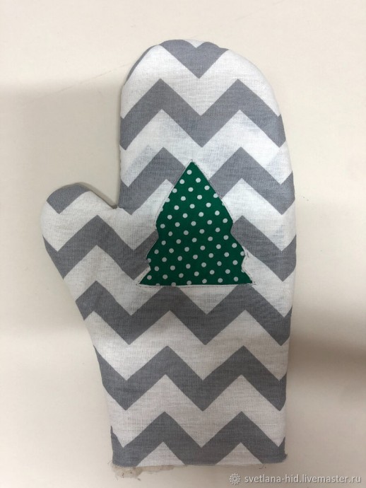 Шьём варежку-прихватку и прихватку Шьём варежку-прихватку и прихватку