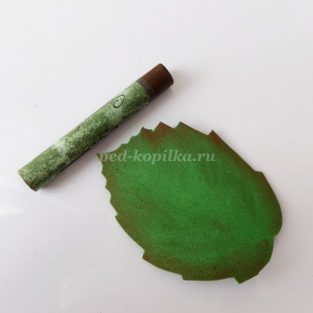 Осенняя ветка из фоамирана: часть 1 Осенняя ветка из фоамирана: часть 1