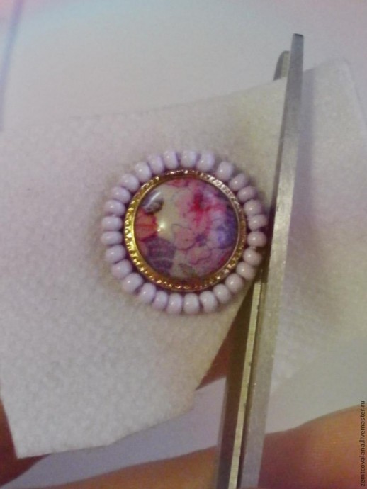 Серьги "Рассвет в Париже"