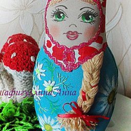 Текстильная матрешка