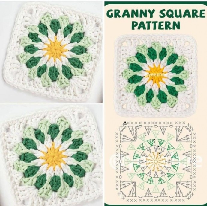 Схема квадрата крючком и не только Схема квадрата крючком и не только