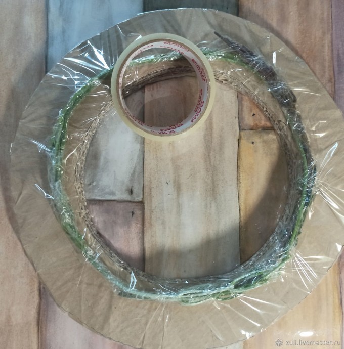 Создаём рождественский венок: часть 3