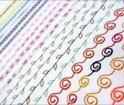 Строчки на швейной машинке