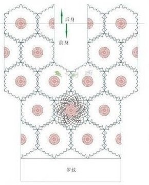 ​Туника с мотивами в виде спиралей