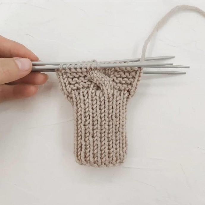 ​Вязание носочков на спицах