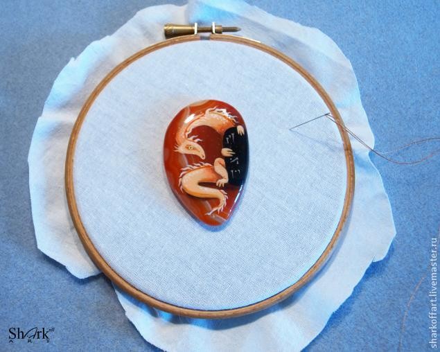 Плетем оправу для неудобных камешков Плетем оправу для неудобных камешков