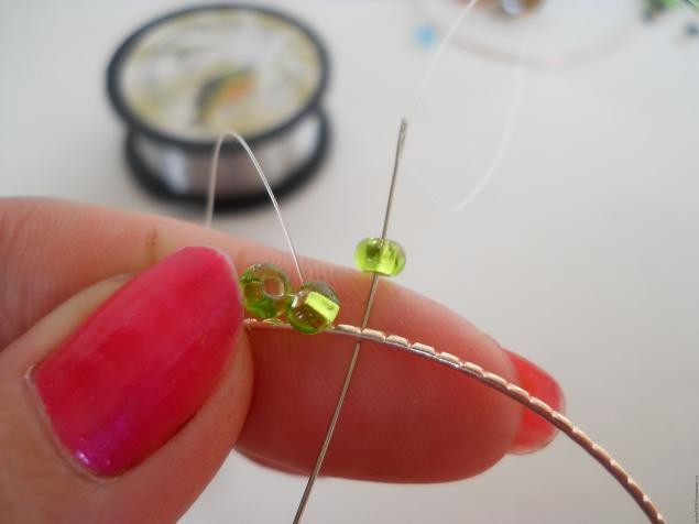 Ажурный браслет "Бабочки": часть 1