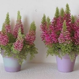 Уникальная композиция из бисера на проволочном каркасе