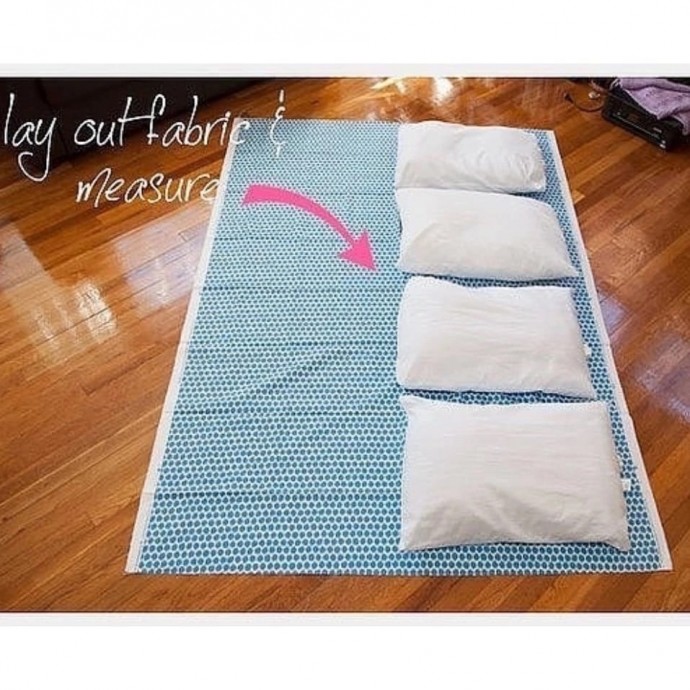 Матрац из подушек для пола Матрац из подушек для пола