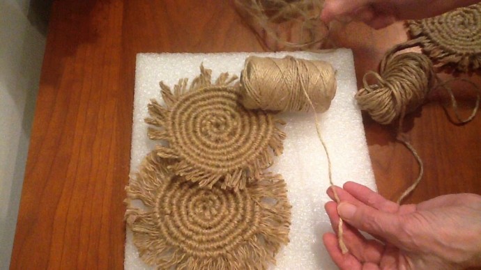 ​Плетение из джута