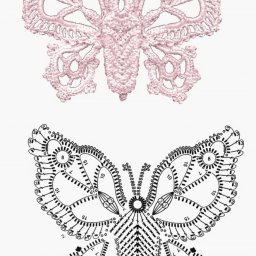 ​Самые разные бабочки крючком