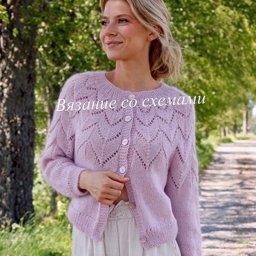 ​Жакет спицами