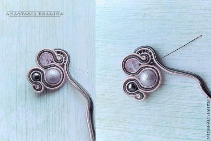 Красивые сутажные серьги: часть 2