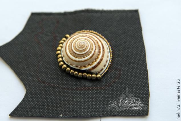Брошь-улитка: мастер-класс, часть 1