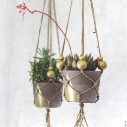 Плетём кашпо-макраме