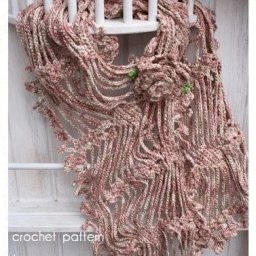 Шарф из цепочек