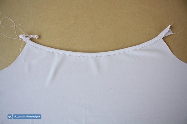 Бретели трикотажного топа