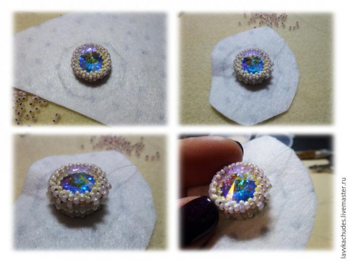 Делаем серьги "Королевский шик": часть 1