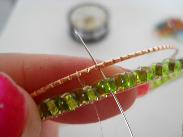 Ажурный браслет "Бабочки": часть 2