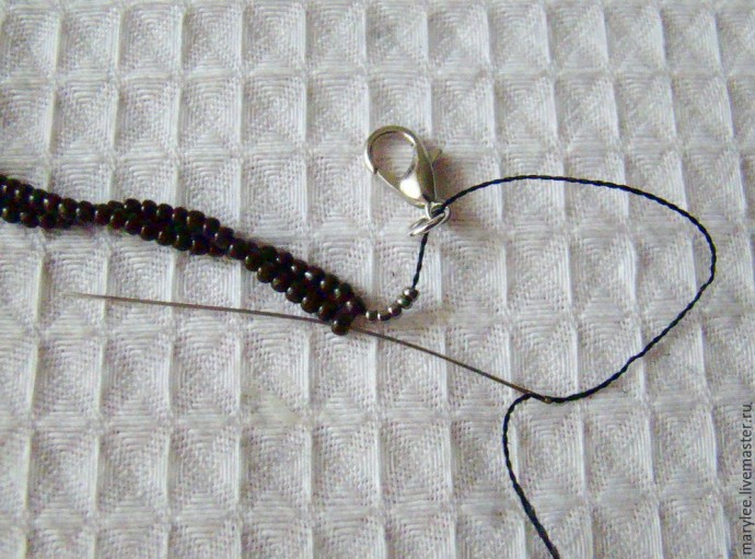 ​Создаем нежный кулон "English rose": часть 5