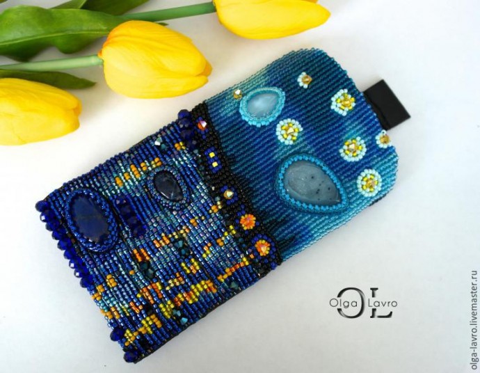 Чехол для телефона по мотивам картины Ван Гога "Звёздная ночь над Роной" Чехол для телефона по мотивам картины Ван Гога "Звёздная ночь над Роной"