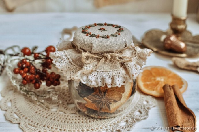 Мастер-класс по созданию новогоднего декора с вышивкой Мастер-класс по созданию новогоднего декора с вышивкой