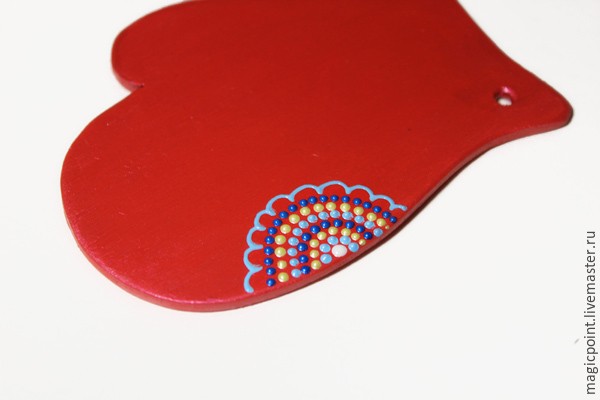 Мастер-класс по точечной росписи новогодних подвесок: часть 3