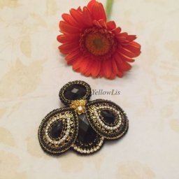 Мастерим брошь "Мотылек"