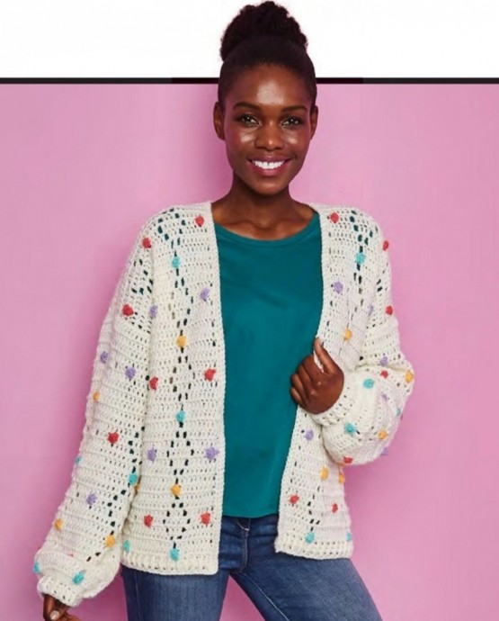 Оригинальный вязаный жакет Оригинальный вязаный жакет