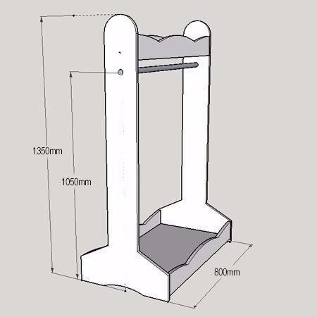 Подставка для детской одежды своими руками