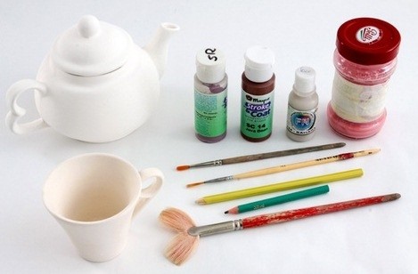 Роспись чайного сервиза Роспись чайного сервиза