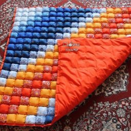 Шьём детский плед или сидушку для стульев