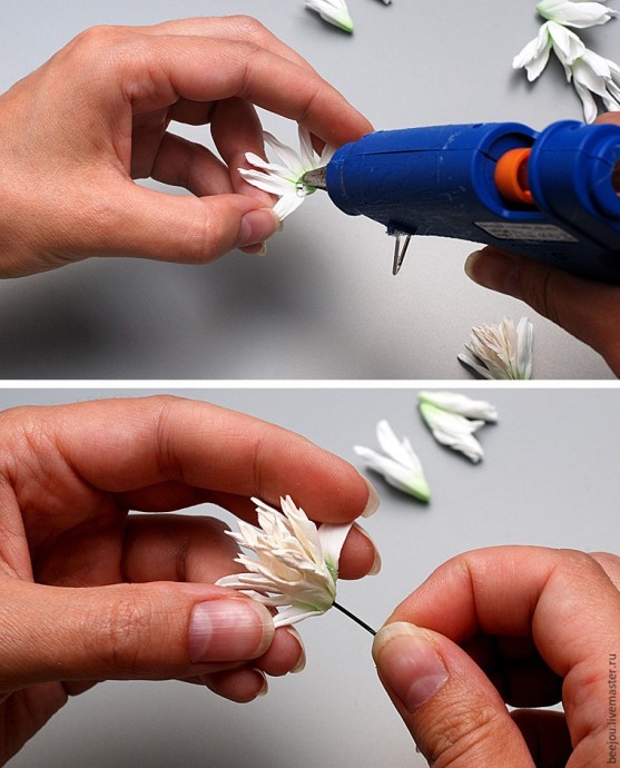 Букет невесты из фоамирана: часть 2