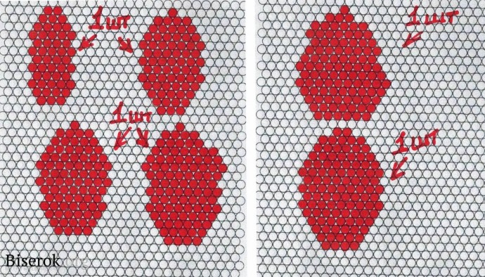 Роза из бисера