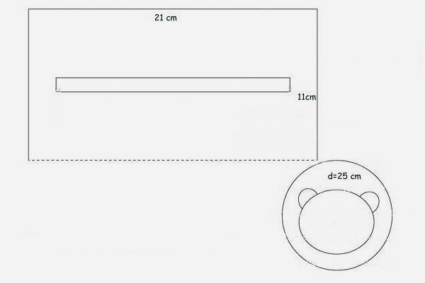 Шьем пенал из фетра