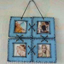 Создание рамки для фотографий из фетра: часть 1