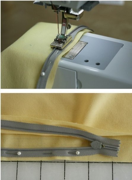 Вшиваем потайную молнию