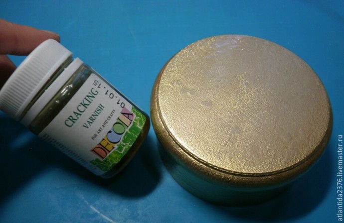 Декорируем шкатулку "Осенний дождь": часть 1