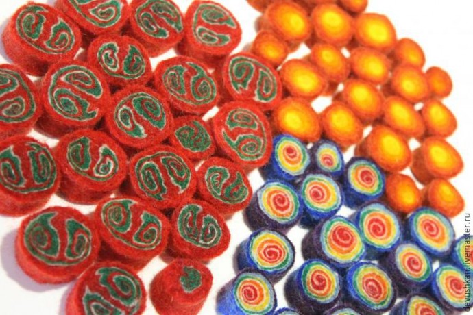 ​Как сделать необычные бусы-роллы: три разных способа, часть 5