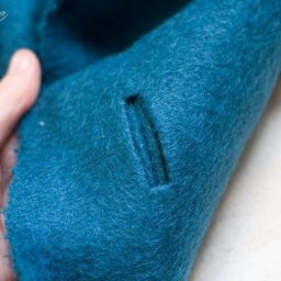 Как сделать петлю для пуговицы "в рамку"