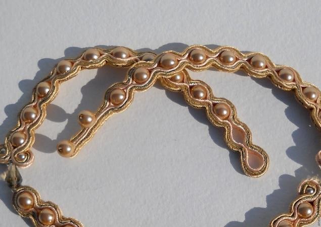 ​Колье "Кружевная бабочка": мастер-класс, часть 4