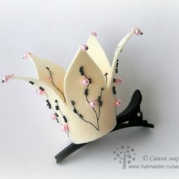 ​Корона из фетра на заколке