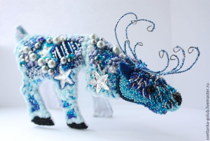 Создаем необычное интерьерное украшение в совмещенной технике вышивки и оригами: часть 4