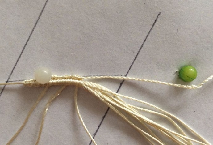 Плетеные серьги "Васильки" Плетеные серьги "Васильки"