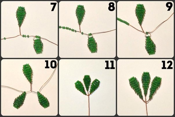 Бонсай "Рябина" из бисера и рубки Бонсай "Рябина" из бисера и рубки