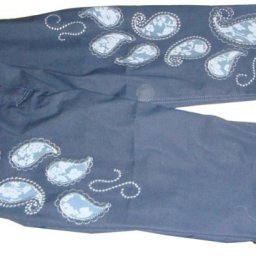 Пейсли без вышивалки или аппликация наоборот