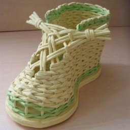 Башмачок из бумажной лозы