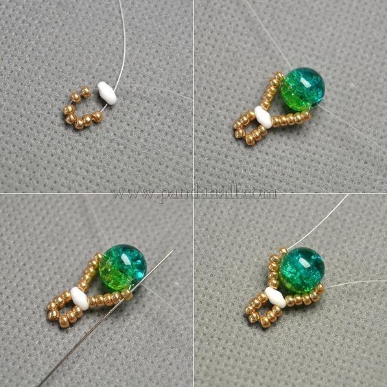 Простые украшения из бисера и бусин