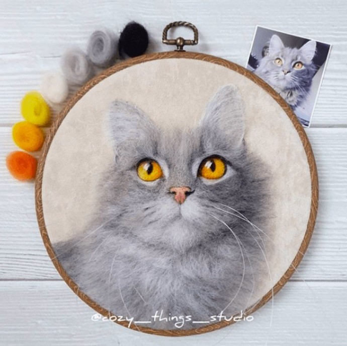 ​Валяем из шерсти кошек и собак