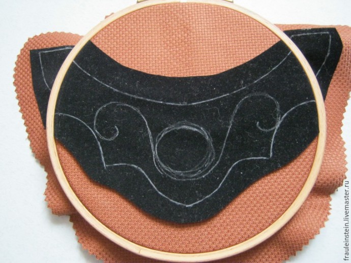 Вышиваем колье "Розовое утро": часть 1